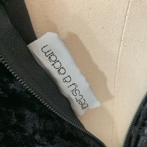 Vintage Betsey & Adam Velvet Illusion Long Sleeve Midi Dress Size S - Picture 9 of 9